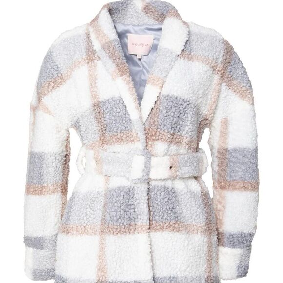 Ivy City Co. Stetson Coat in Plaid Sherpa Sz 1X - Picture 3 of 6